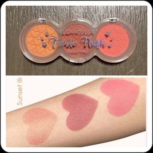 2 FOR $20. Kleancolor "Treble Flush - Sunset Illusion" Blush Trio